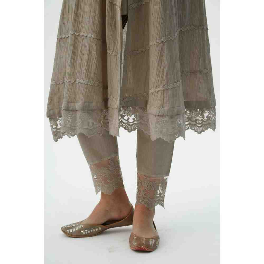 Roze Mahjabeen Light Taupe Pants