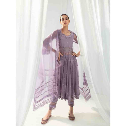 Roze Clara Purple Dupatta