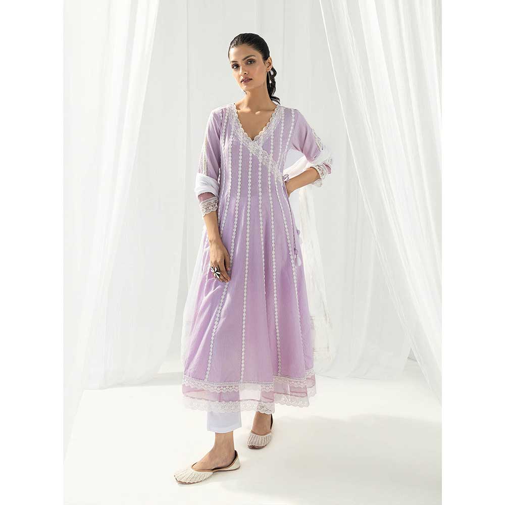Roze Aria Purple Kurta