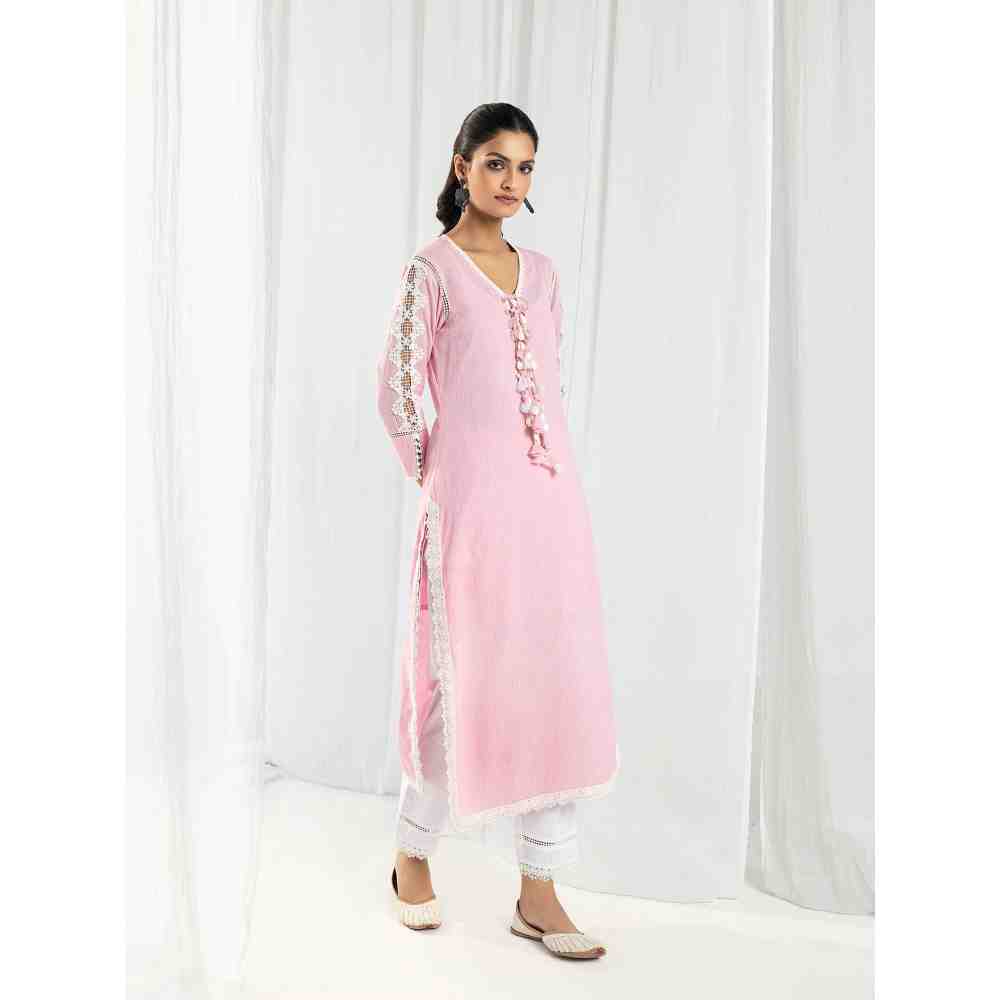 Roze Eden Pink Kurta