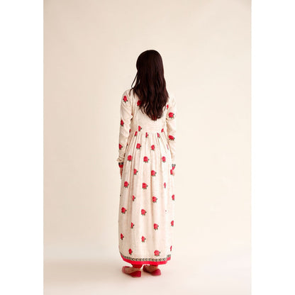 Roze Jashn Chanderi Angrakha (Set of 3)