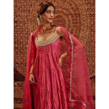 Roze Tara Pink Dupatta