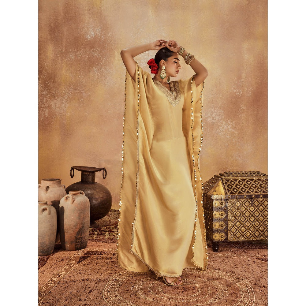 Roze Suhana Kaftan Dress