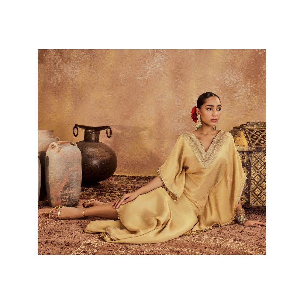 Roze Suhana Kaftan Dress