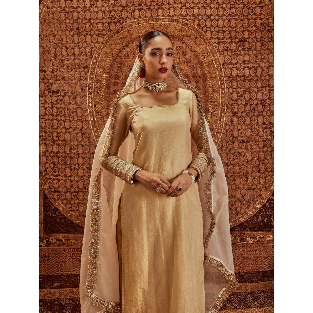 Roze Ghazal Kurta with Churidar & Dupatta (Set of 3)