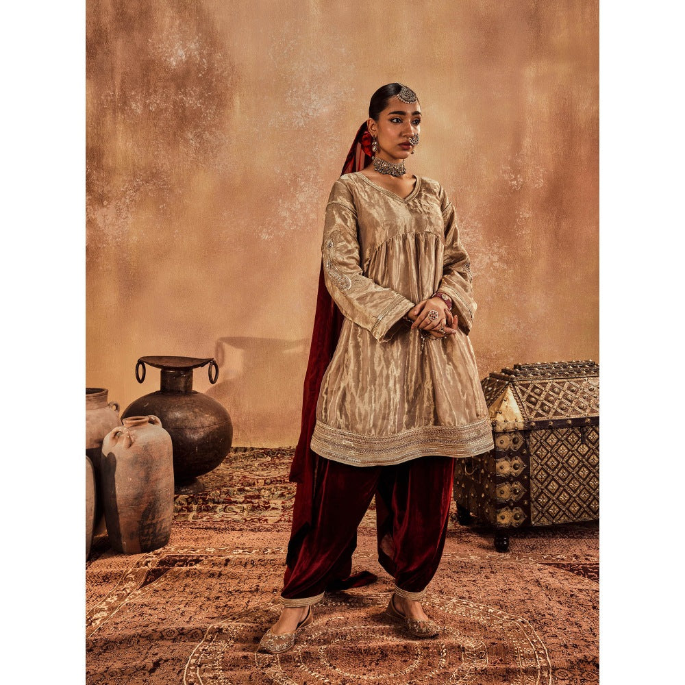Roze Misba Kurta with Salwar & Dupatta (Set of 3)