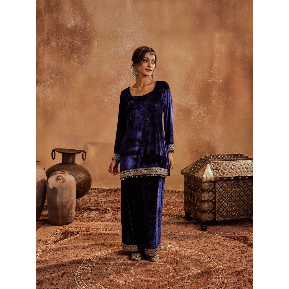 Roze Mira Kurta with Pant & Dupatta (Set of 3)