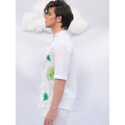 Runit Gupta Monstera Line Shirt