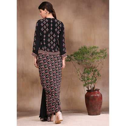 Soup by Sougat Paul Printed Drape Skirt (Set of 2)