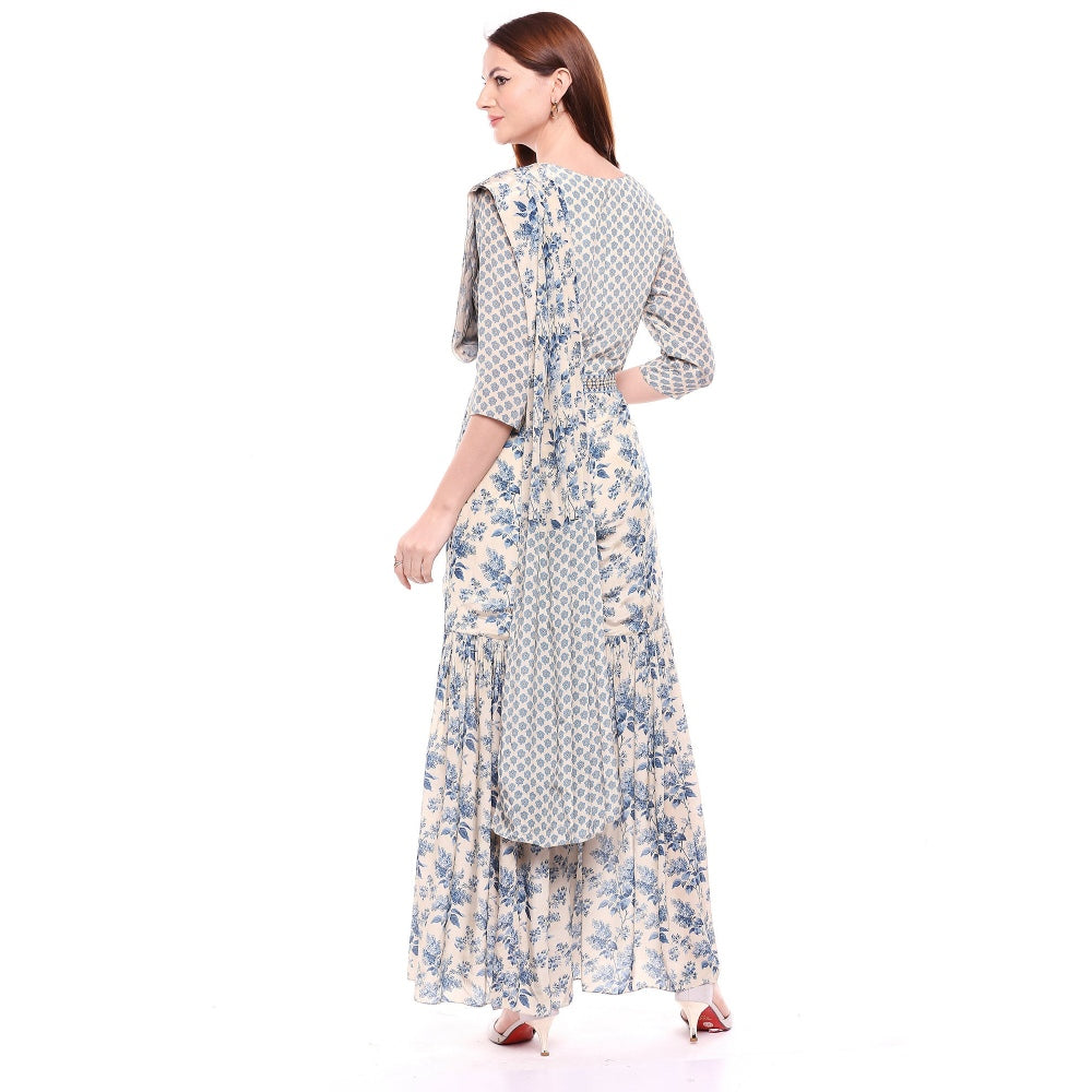 Soup by Sougat Paul Multi-Color Floral Dress - Customisable (Set of 2)