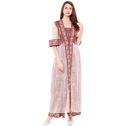 Soup by Sougat Paul Red Jacket Jumpsuit - Customisable (Set of 2)