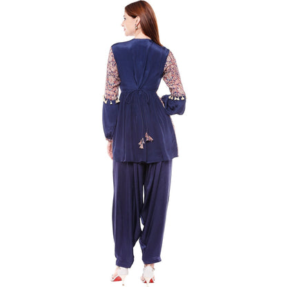 Soup by Sougat Paul Multi-Color Kurta With Salwar (Set of 2)
