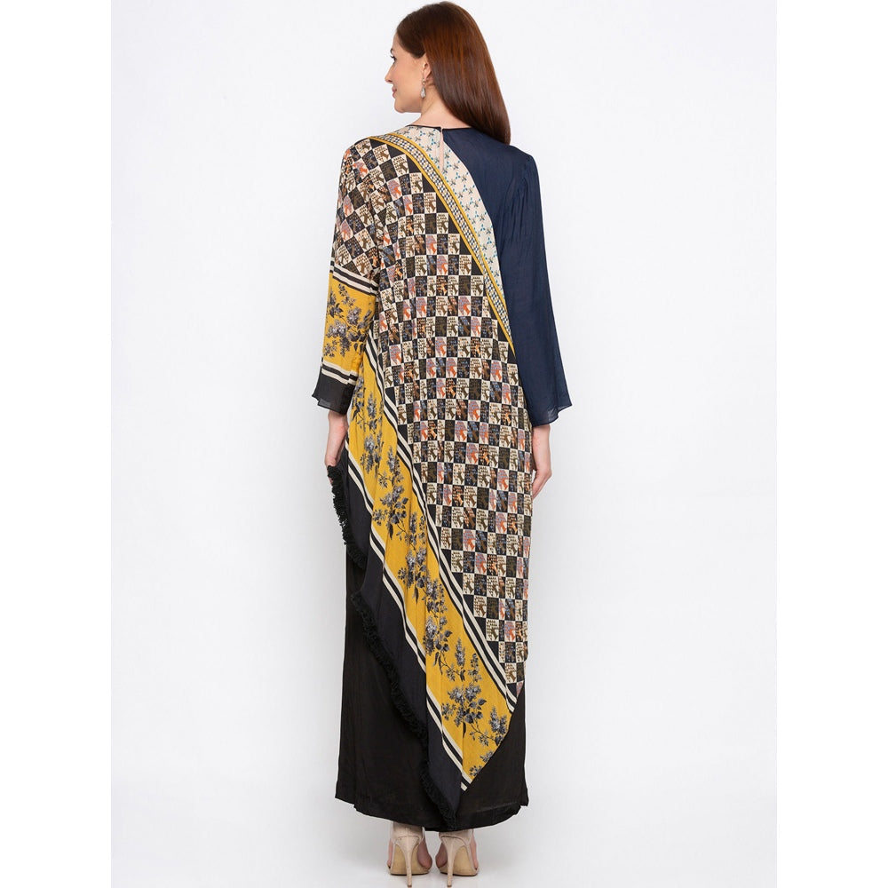 Soup by Sougat Paul Multicolor Printed Tunic With Palazzo - Customisable (Set of 2)