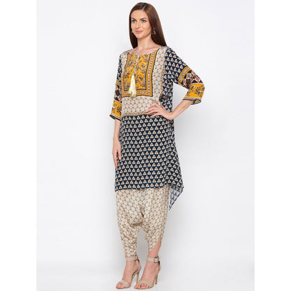 Soup by Sougat Paul Multicolor Printed Kurta With Dhoti Pants - Customisable (Set of 2)