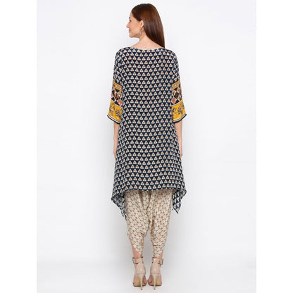 Soup by Sougat Paul Multicolor Printed Kurta With Dhoti Pants - Customisable (Set of 2)