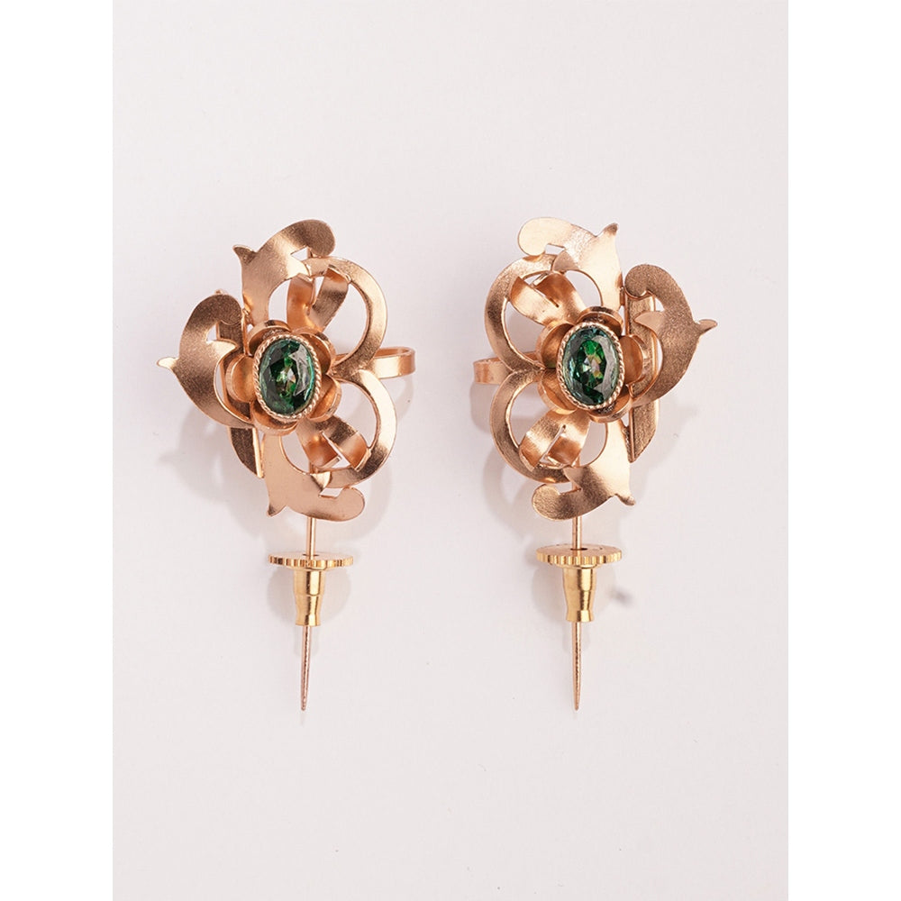 Suhani Pittie Gothic Romance Gold Plated Earrings