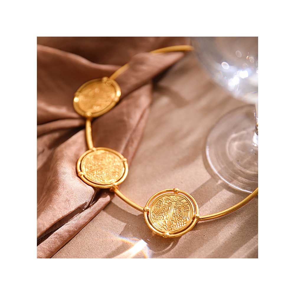 Tanvi Garg Gleb Muhur Coin Choker