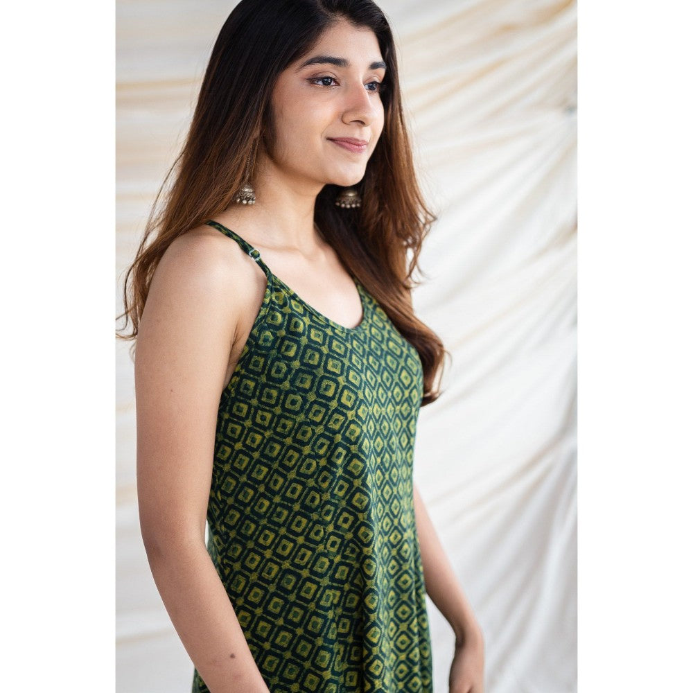 The Indian Ethnic Co. Bargad Slub Cotton Dress