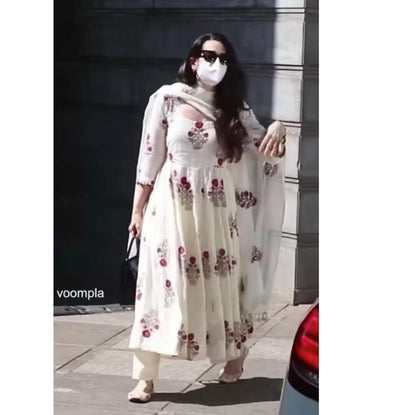 Karishma Kapoor In Shyra Cream Set