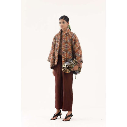 YAVI Haven Ethnic Jacket - Brown
