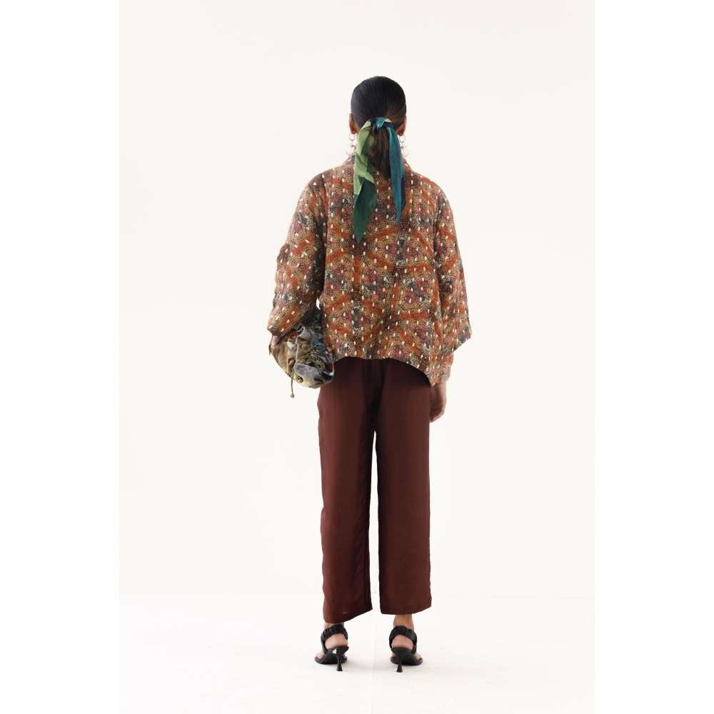 YAVI Haven Ethnic Jacket - Brown