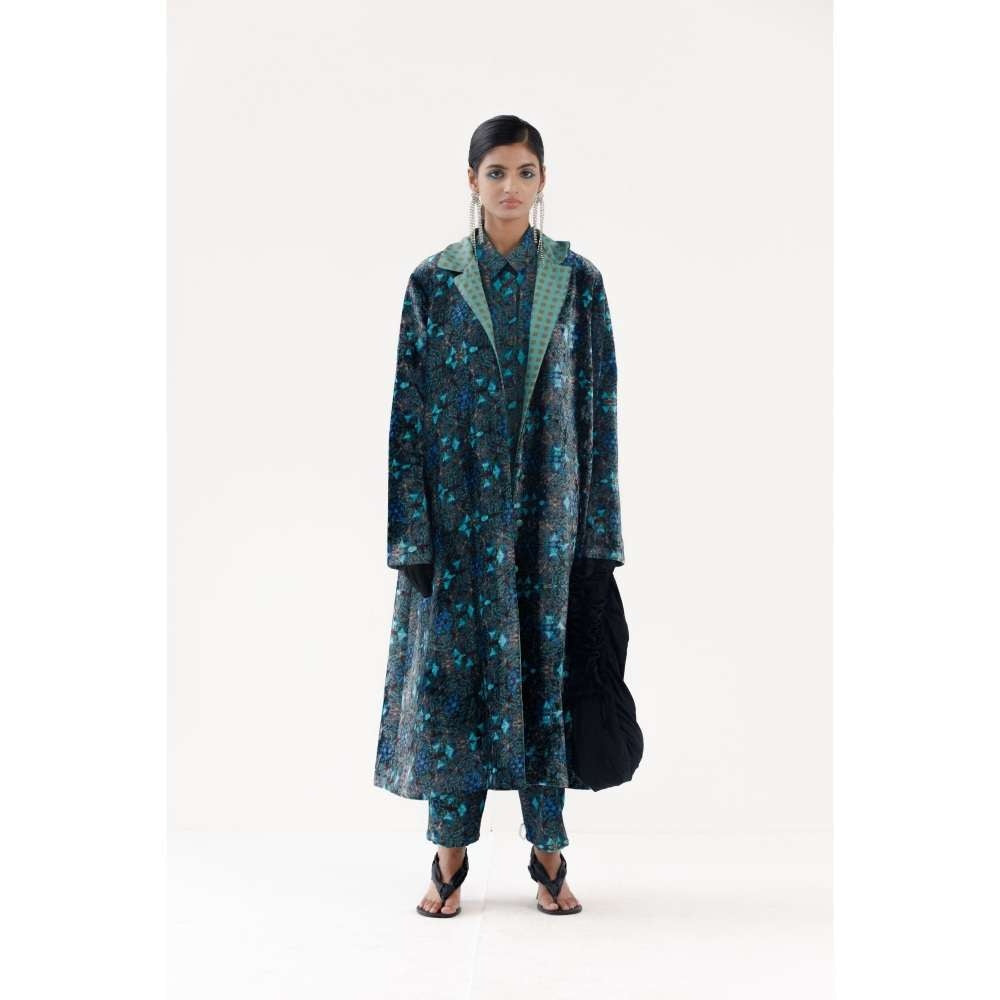 YAVI Aylin Ethnic Jacket - Blue