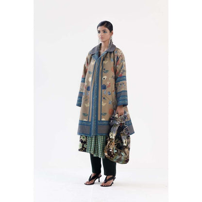 YAVI Katie Ethnic Jacket - Brown