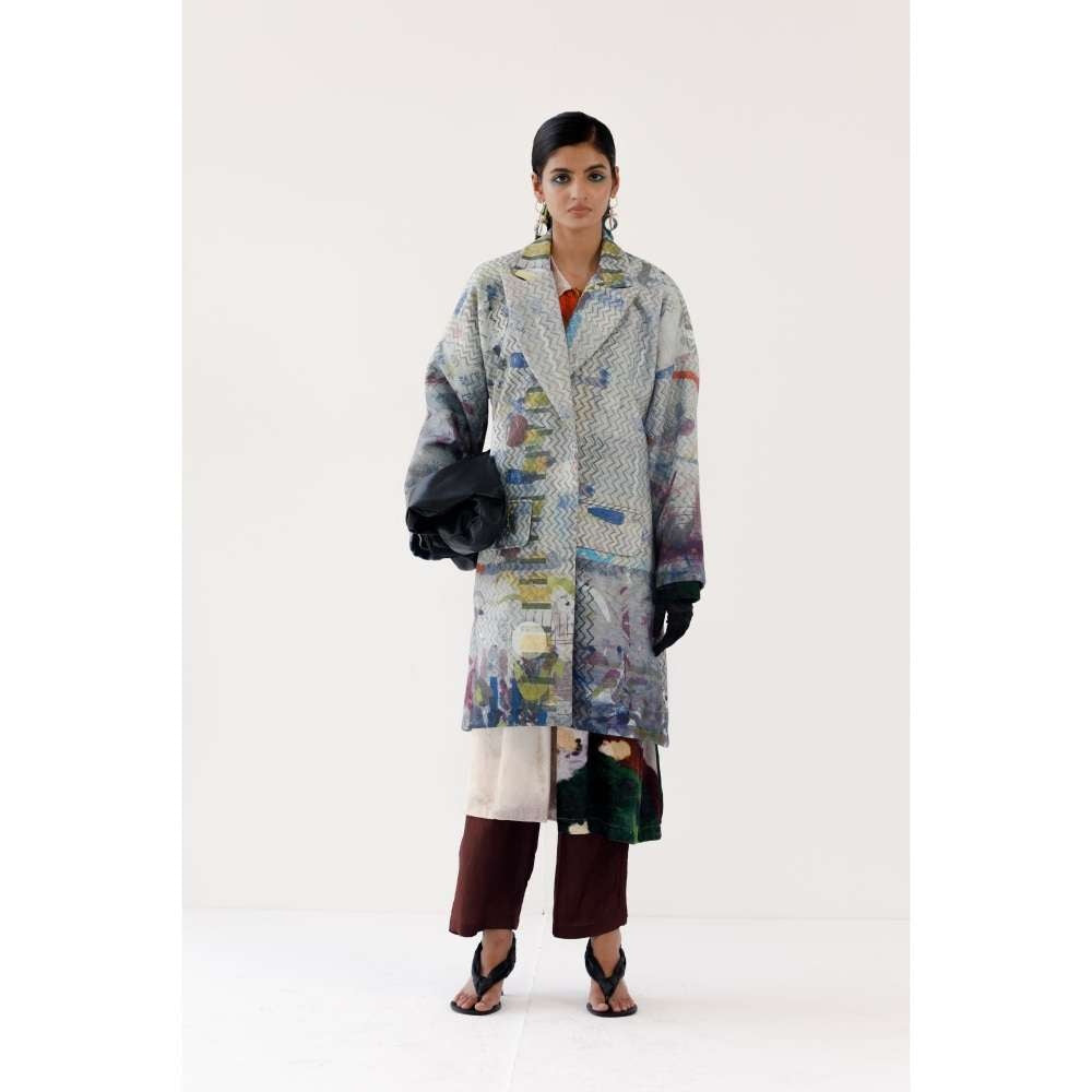 YAVI Faith Ethnic Jacket - Grey