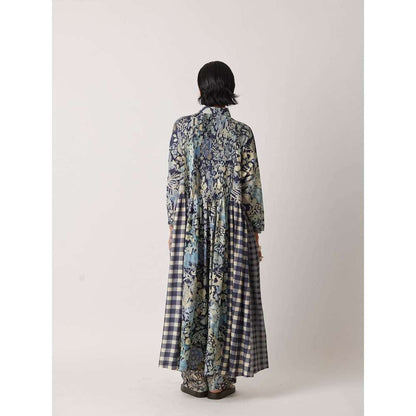 YAVI Women's Irca Floral & Printed Multi-Color Anarkali Kurta